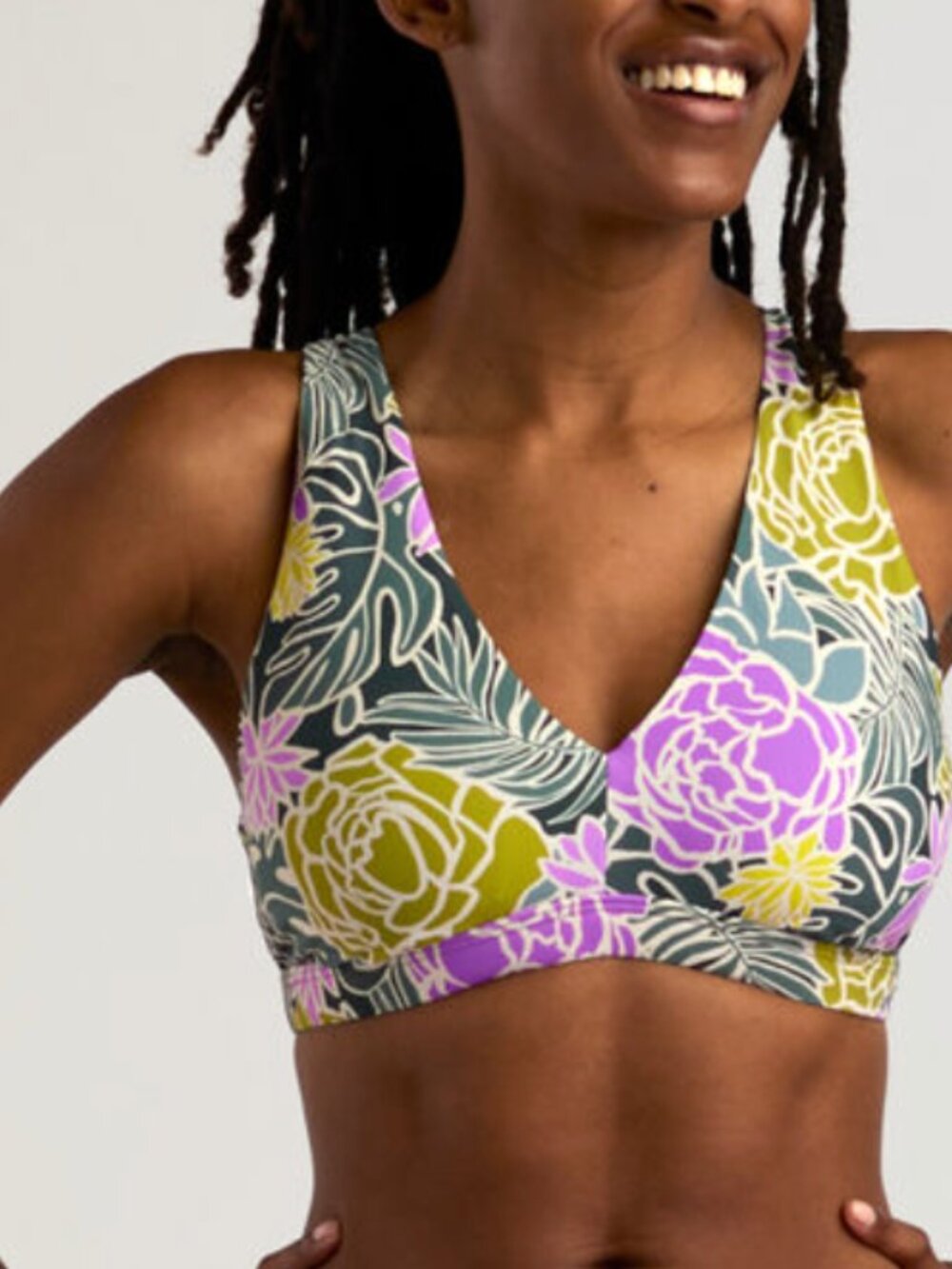 NWT: Title Nine Better Bikini Top - (color) Selva, XS-Regular, New with tags